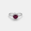 Bague en Platine 1.73ct - Tourmaline & Diamants